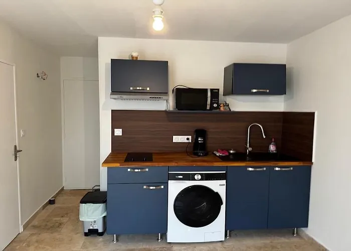 アパート Furnished 2-room With Terrace