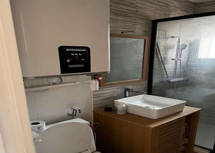 アパート Furnished 2-room With Terrace