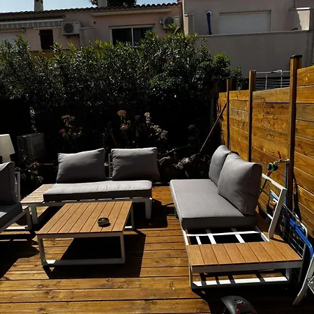 Furnished 2-room With Terrace Apartment Agde